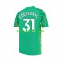 Camisola Manchester City Ederson Moraes 31 Guarda-redes Homem Equipamento Primeiro 2023-2024 Manga Curta